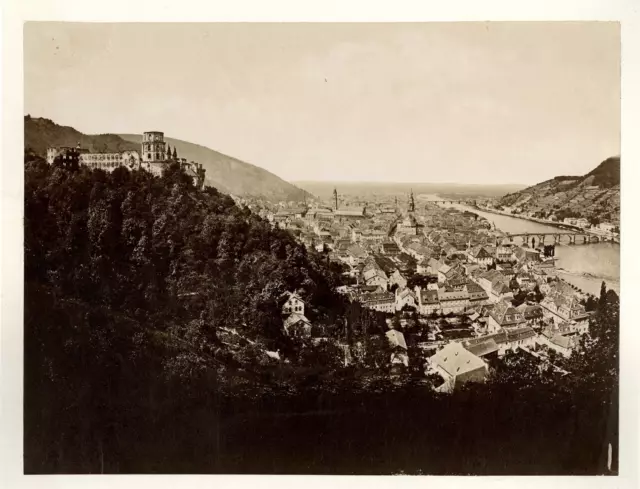 Allemagne, Frieseburg Germany. Vintage albumen print. Tirage albuminé  21x27