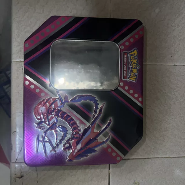 New Pokemon TCG V Powers Tin Eternatus V 5 Booster Packs Tin Only Box