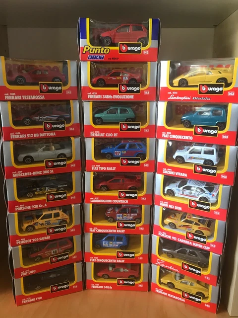 Burago Bburago Die-Cast Metal 1980 1:43 22 Cars New Collector Lancia