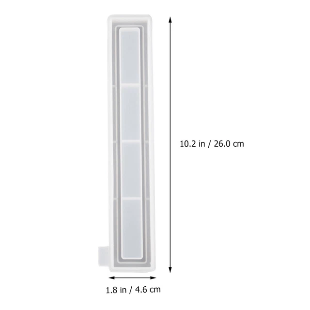 1 Set von 4Pcs Phase von Mond Mond Phase Box Box Epoxy Rentangle Fall Silikon 11