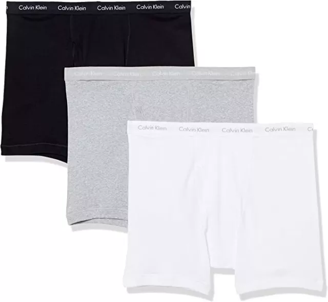 Calvin Klein Men's Boxer Briefs Cotton Stretch 3X Pack White