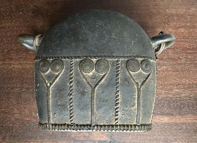 Antique Burmese Bronze Bell - Water Buffalo