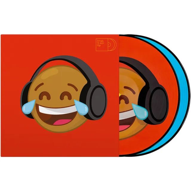 Serato - Emoji "Thinking/Crying" 2x12" Picture Control Vinyl Red / Blue