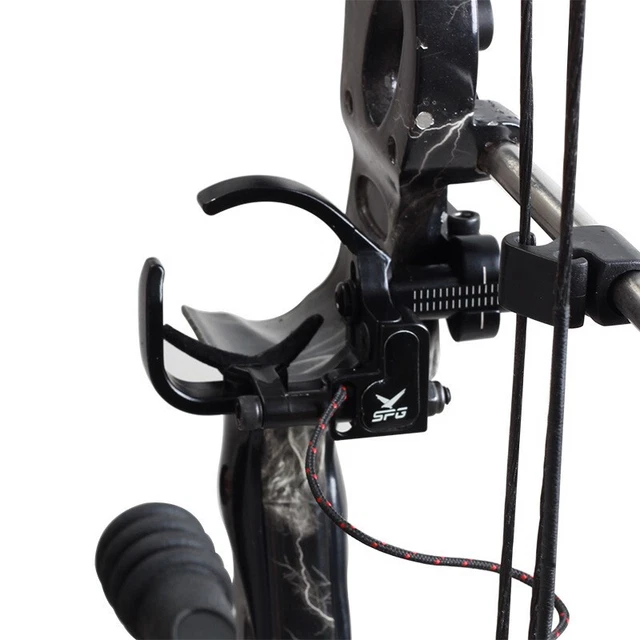 Repos Flèche Coulissant Marksman – Main Droite, Arc Composé Chasse, Réglable Noir