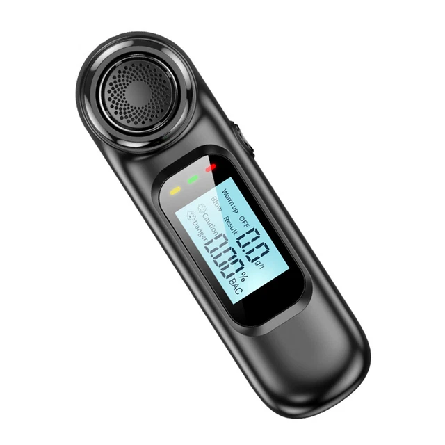 Detector comprobador de alcohol recargable USB de alta precisión sin contacto
