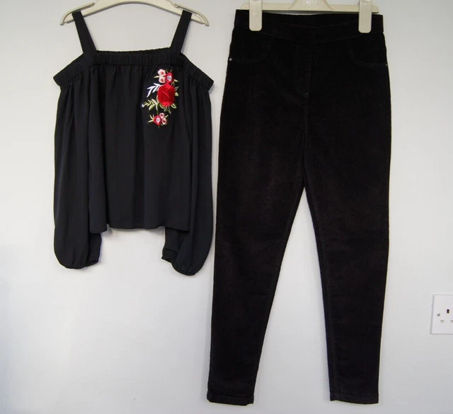 Top, jeans, tuta da gioco per ragazza età 8-9 anni nuovi/in perfette condizioni *Natale* 2