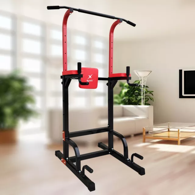 5 in 1 Power Tower - Chin Up & Pull Up Station - Dips Push UP - Vkr Knee Raise