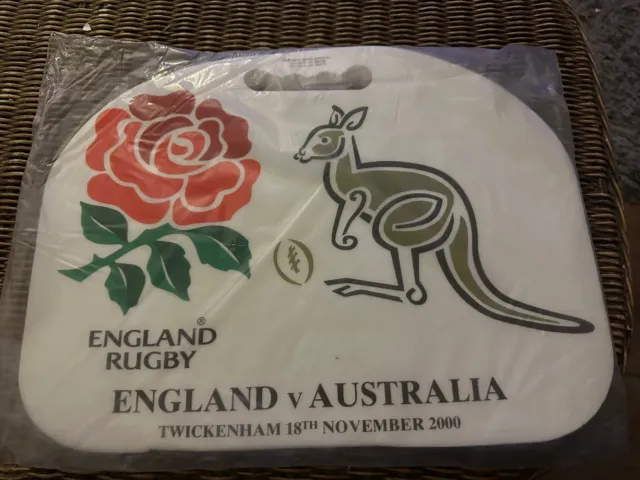 England Vs Australia Twickenham Rugby 18th Nov 2000 cushion