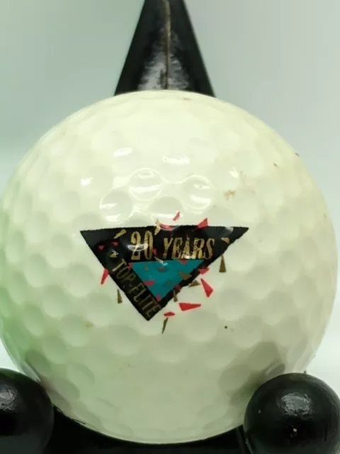 VINTAGE 20 ANNIVERSARY 1990s Logo Golf Ball Top-Flite/Spalding Rare #1 ...