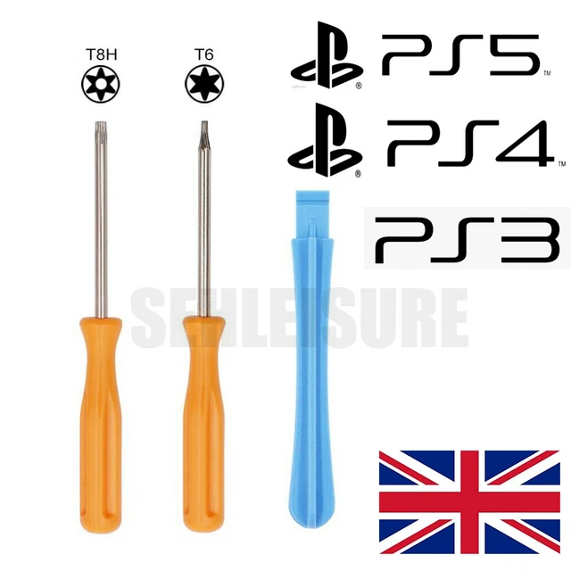 SONY PS5 PS4 PS3 Console Opening Screwdrivers Tool Kit T8H T6