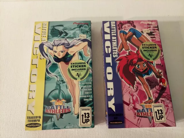 Battle Athletes' Anime - 4 VHS Tapes - cds / dvds / vhs - by owner