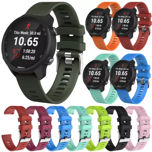 Per Garmin Forerunner 245M/645 Vivoactive 3 Music S40 cinturino in silicone 20 mm