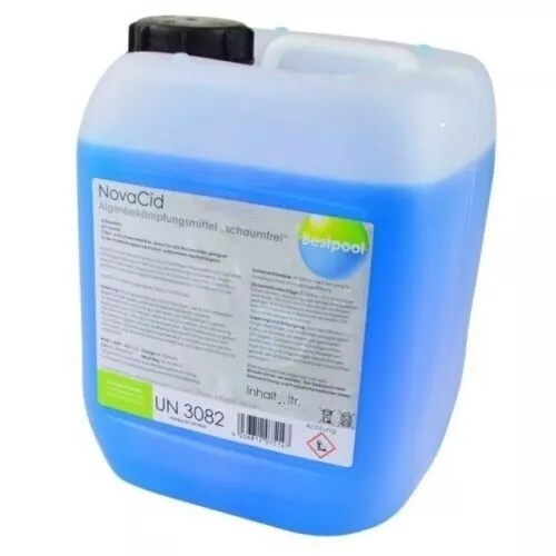 10 Liter Algenvernichter Bestpool NovaCid Algenmittel schaumfrei Algenex Algicid