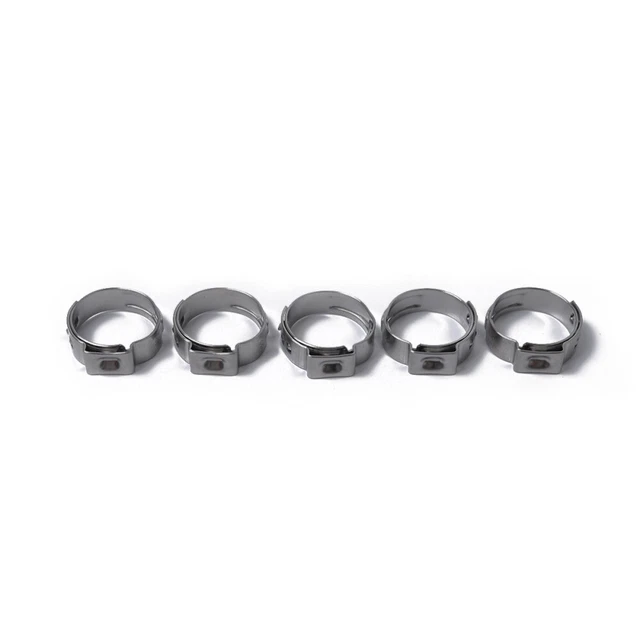 Mishimoto MMCLAMP-3 - Morsetto a T in acciaio INOX, 73 mm - 81 mm, colore: Argento