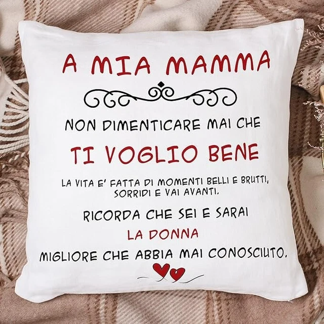 Cuscino Personalizzato Per Cognata - 40x40 Cm, Con Dedica, Regalo Originale