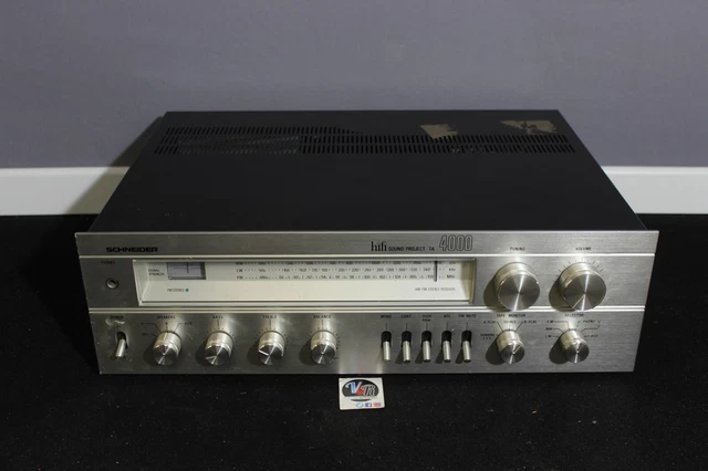 ampli tuner Schneider TA 4000 , hifi sound project , receveur