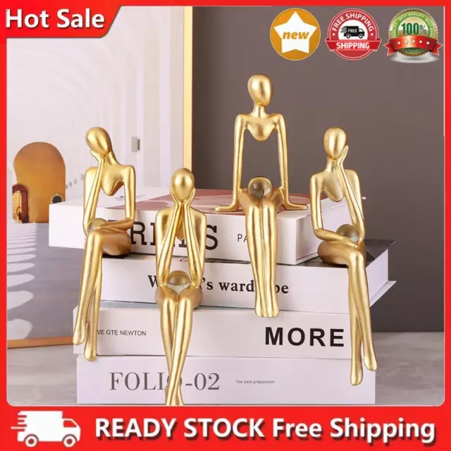 Resin Abstract Man Statues Desktop Ornaments Home Decor for Living Room Bedroom