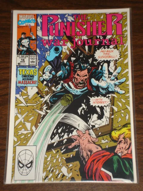 Punisher War Journal #16 Vol1 Marvel Comics March 1990