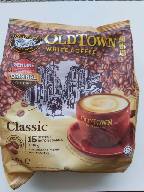 Old Town Instant White Coffee 3 in 1 OldTown 38G x 15 Sachets