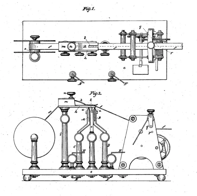 Old Vintage Telegraph Morse Edison Histor Infos Technique 1840