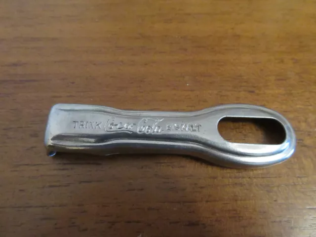 Alter Coca-Cola Flaschenöffner aus Metall Germany bottle opener