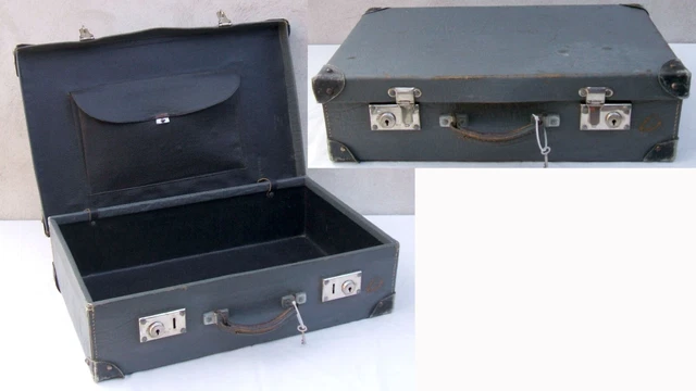 Valisette carton noir coffret - 34,5x26x11,5 cm (intérieur) - par 20