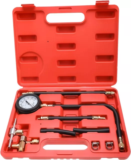 100 PSI Fuel Injection Pump Injector Tester Test Pressure Gauge Gasoline Cars