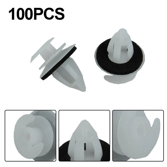 Rechange Pièce Fixation Clips Plastique Blanc FENDER 2020 Pratique Neuf Durable