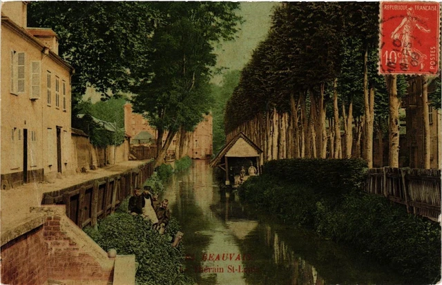 CPA BEAUVAIS Le THERAIN St-Louis (377558)