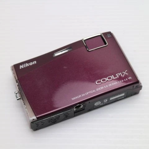 NIKON COOLPIX S60 Wine Red Digital Camera Operation