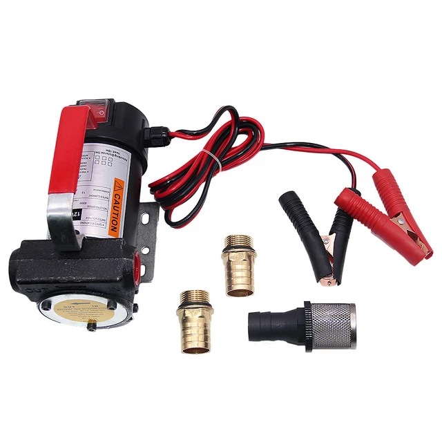 Portable Electric Fuel Transfer Pump Kerosene Oil Diesel Commercial Auto 12V