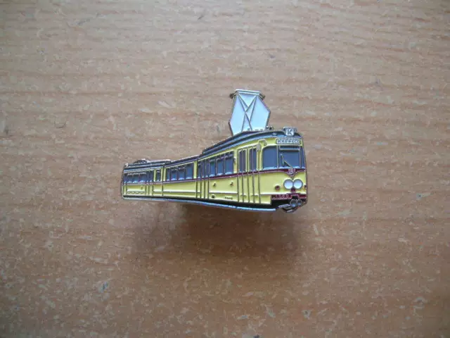 Pin Anstecker Straßenbahn Krefeld Zug Lok Art. 6150 Eisenbahn Tram 2