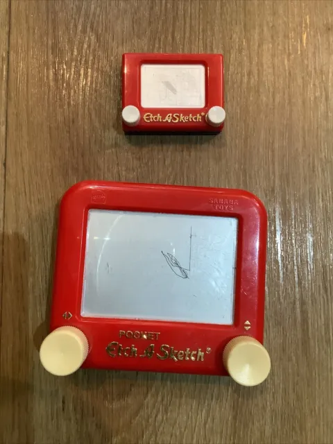 Disney TOY STORY Etch A Sketch & Doodle Fisher Price Ohio Art Lot