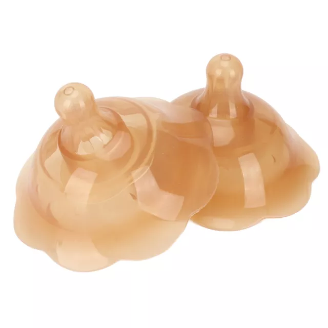 2x Breastfeeding Nipple Shield Double Suction Cup Silicone Nipple Shield GFL