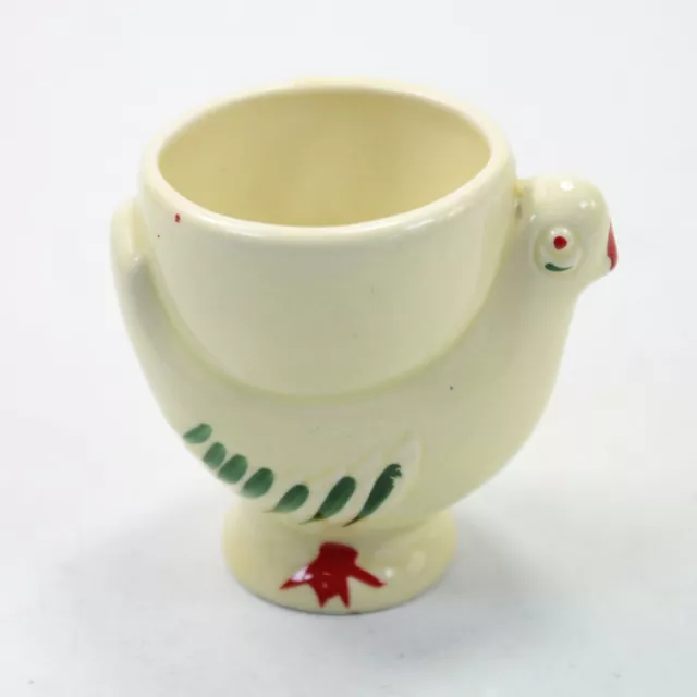 Vintage egg cup figural chicken chick novelty ceramic retro mid century #139