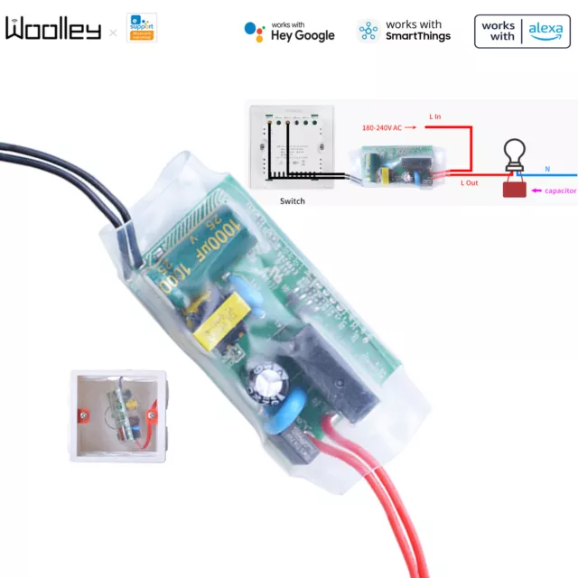 WIFI Smart Schalter Modul WLAN Switch APP Stimmen Steuerung für Alexa Google