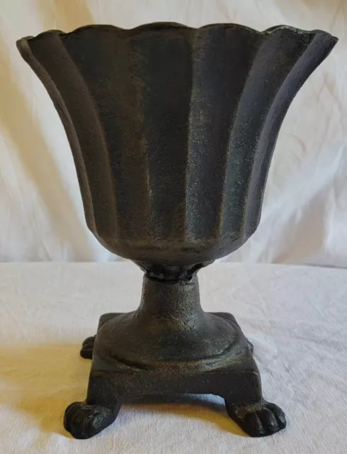 Vintage French Urn Planter cast iron