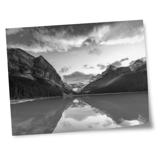 8x10" Drucke (ohne Rahmen) - BW - Lake Louise Banff Kanada #38136