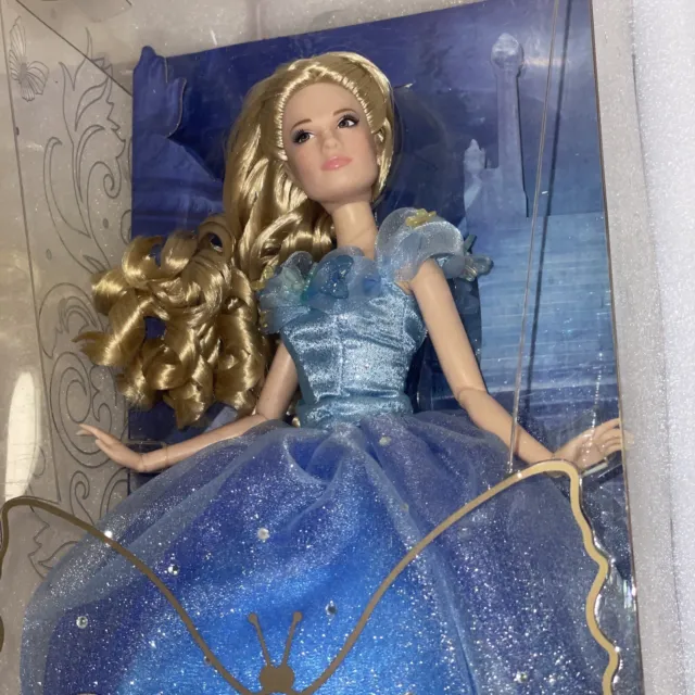 Disney Store Cinderella Doll Live Action Movie New