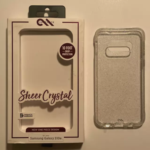 Case Mate Sheer Crystal Series Phone Case For Samsung Galaxy S10e CaseMate