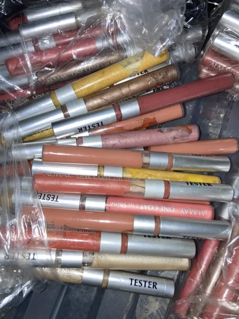 Almay One Coat lipglosses job lot brand new mixed colours approx 50 Items