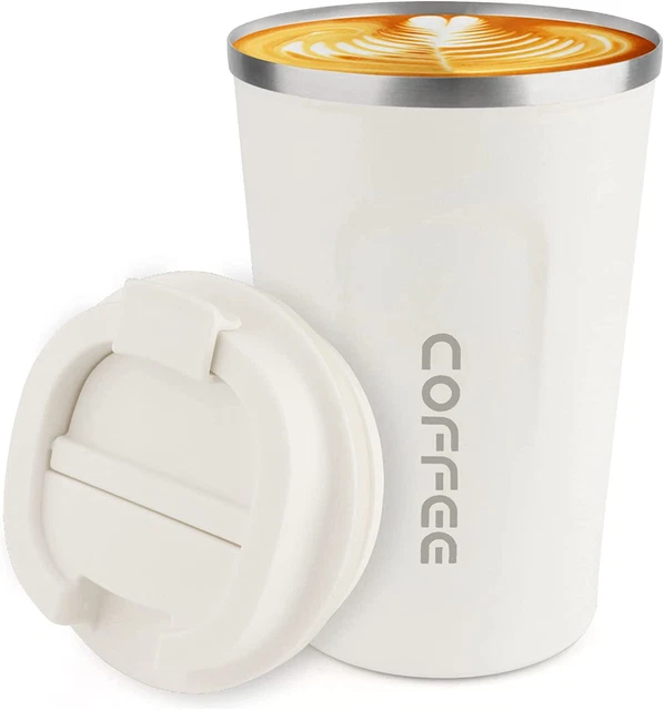 12 Oz Stainless Steel Vacuum Insulated Tumbler - Coffee Travel Mug Spill Proof w