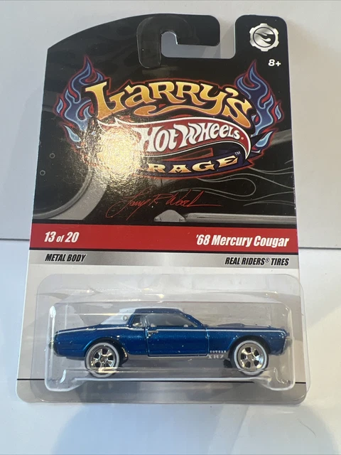 HOT WHEELS 68 Mercury Cougar Larrys Garage Premium Carded RARE