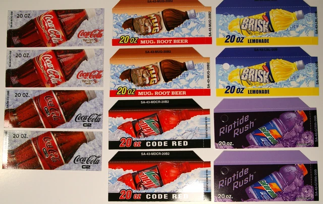 Favor 18 Flavor Strip For 12 Oz Soda Cans – Fits Dixie Narco, Vendo Machines