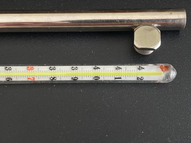 Thermomètre Résine Vintage – Hippocampe, Poisson Et Coquillages – Art Déco France