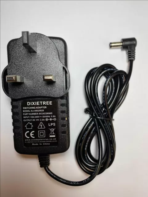 Replacement for +9V 2A Stontronics Switching Adapter P/N: T6353ST Power Supply