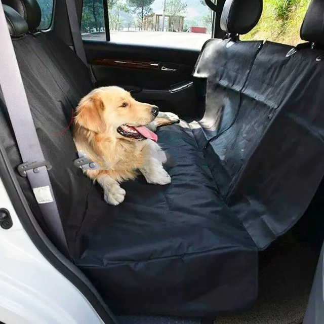 Protector funda Asiento Coche Cubierta Mascotas Pelos Barro Impermeable Trasero 3