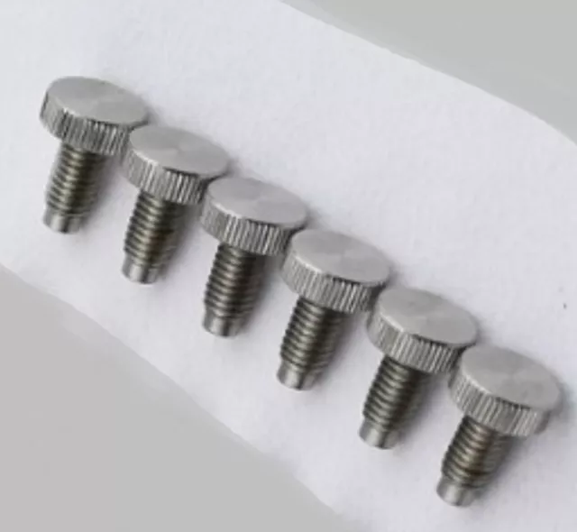 Stainless Steel Fine Tuner screw set 6 for Floyd Rose Schaller Locking Tremolo