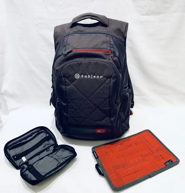 Case Logic Black Tableau Backpack 16” Laptop  w/ GRID-IT and Cord Organizer Case