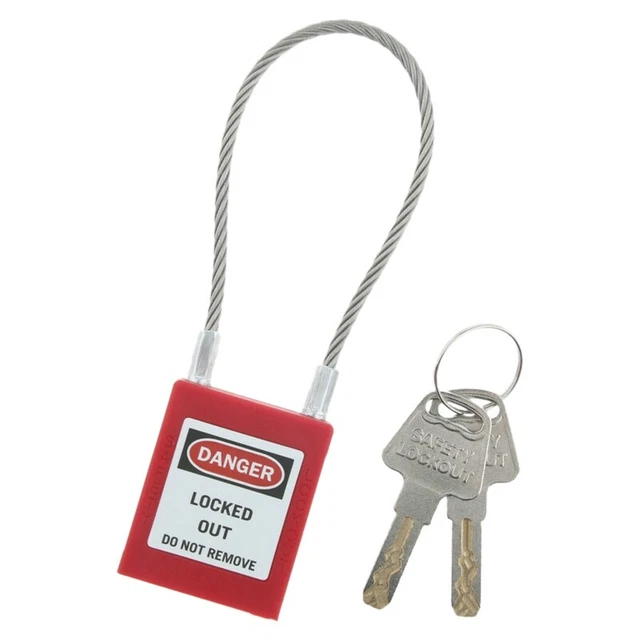 Tag Lock Out Rope ENGINEERING SAFETY PADLOCK Rope Long Beam Lockout Tag Out Isolation ...